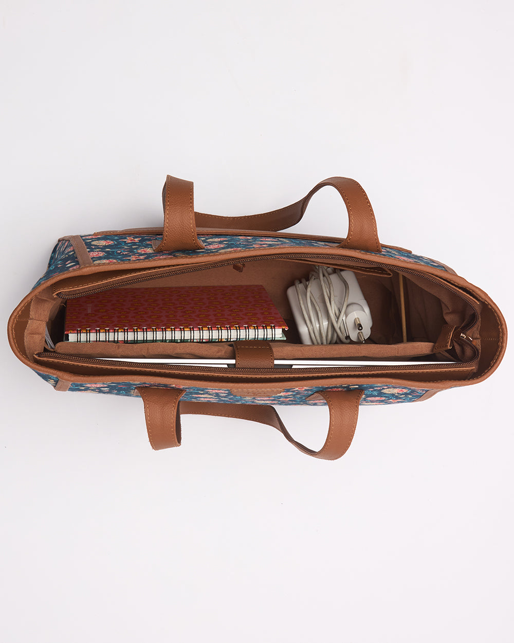 Teal by Chumbak Blue Bloom Everyday Tote