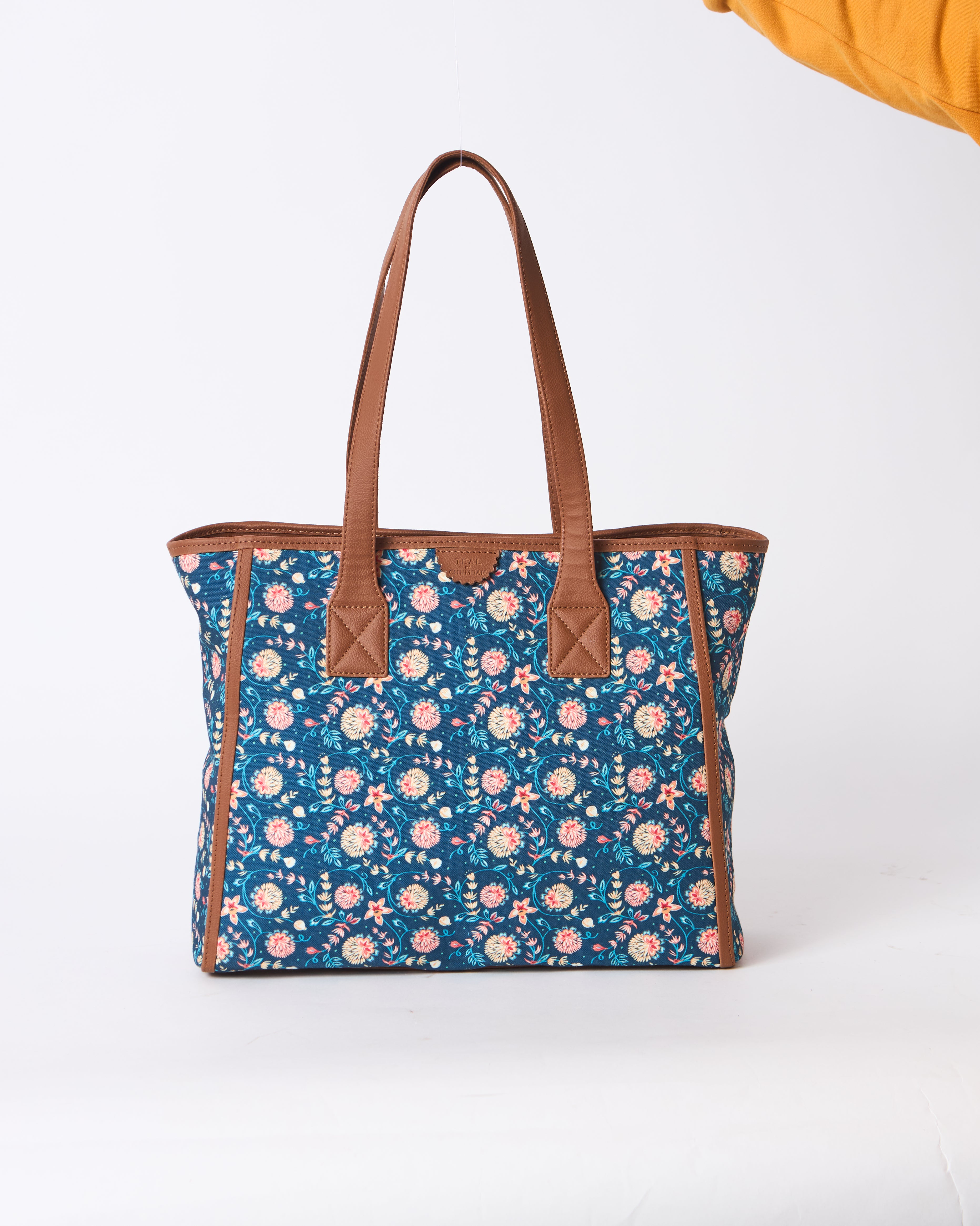Teal by Chumbak Blue Bloom Everyday Tote