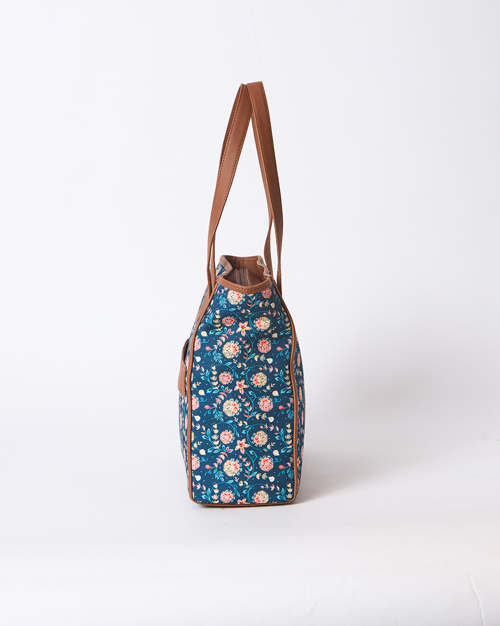 Teal by Chumbak Blue Bloom Everyday Tote
