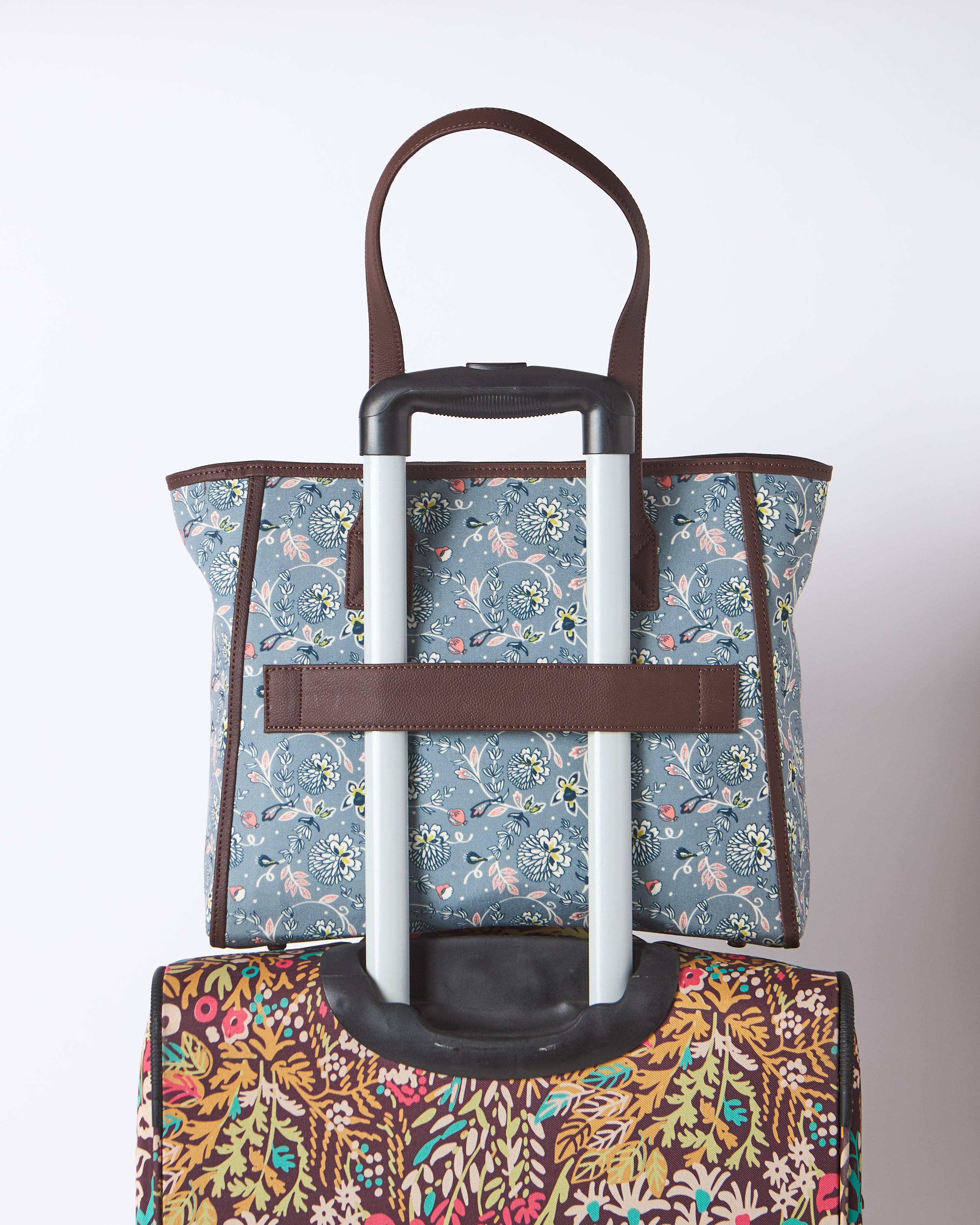 Teal by Chumbak Grey Bloom Everyday Tote