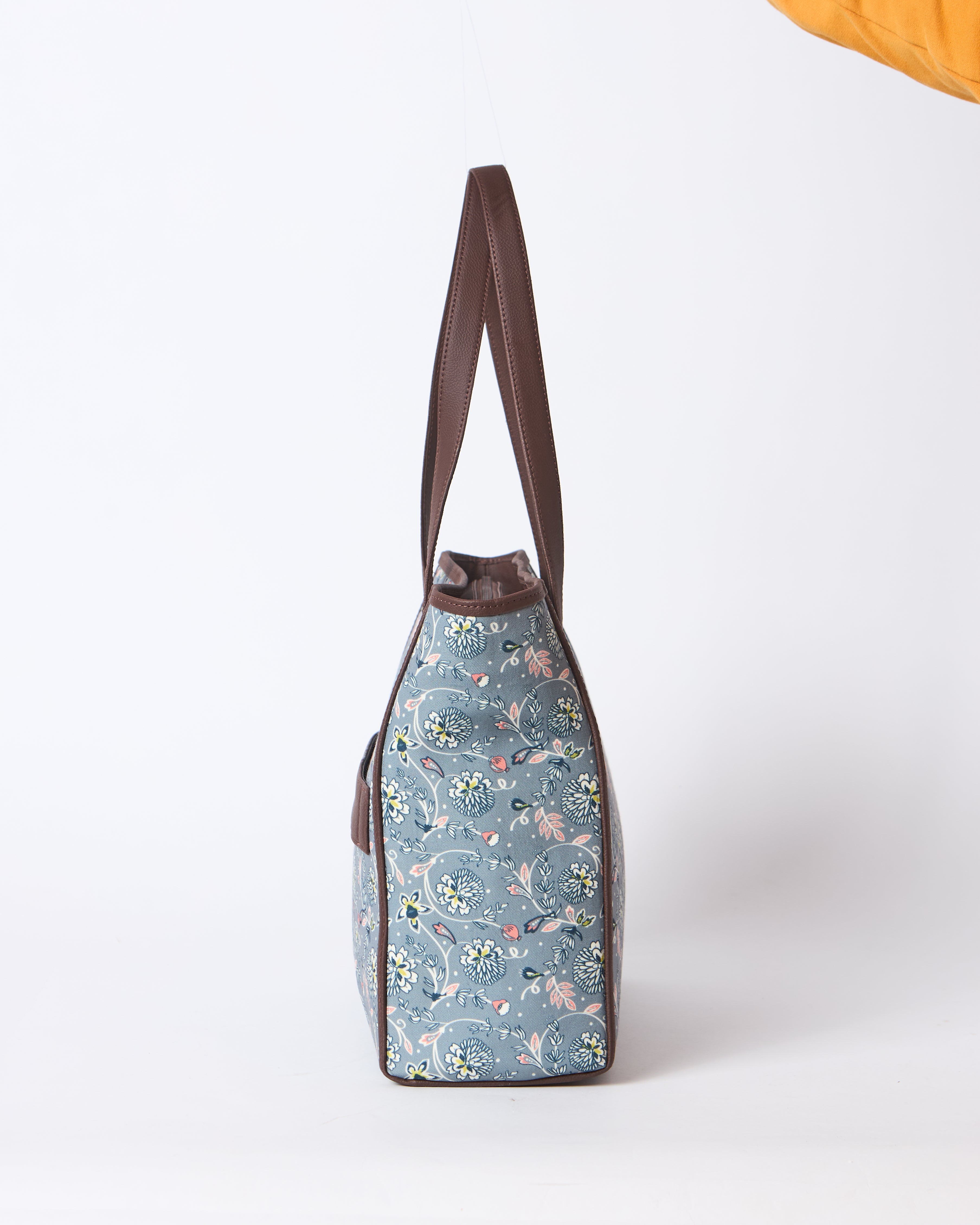 Teal by Chumbak Grey Bloom Everyday Tote
