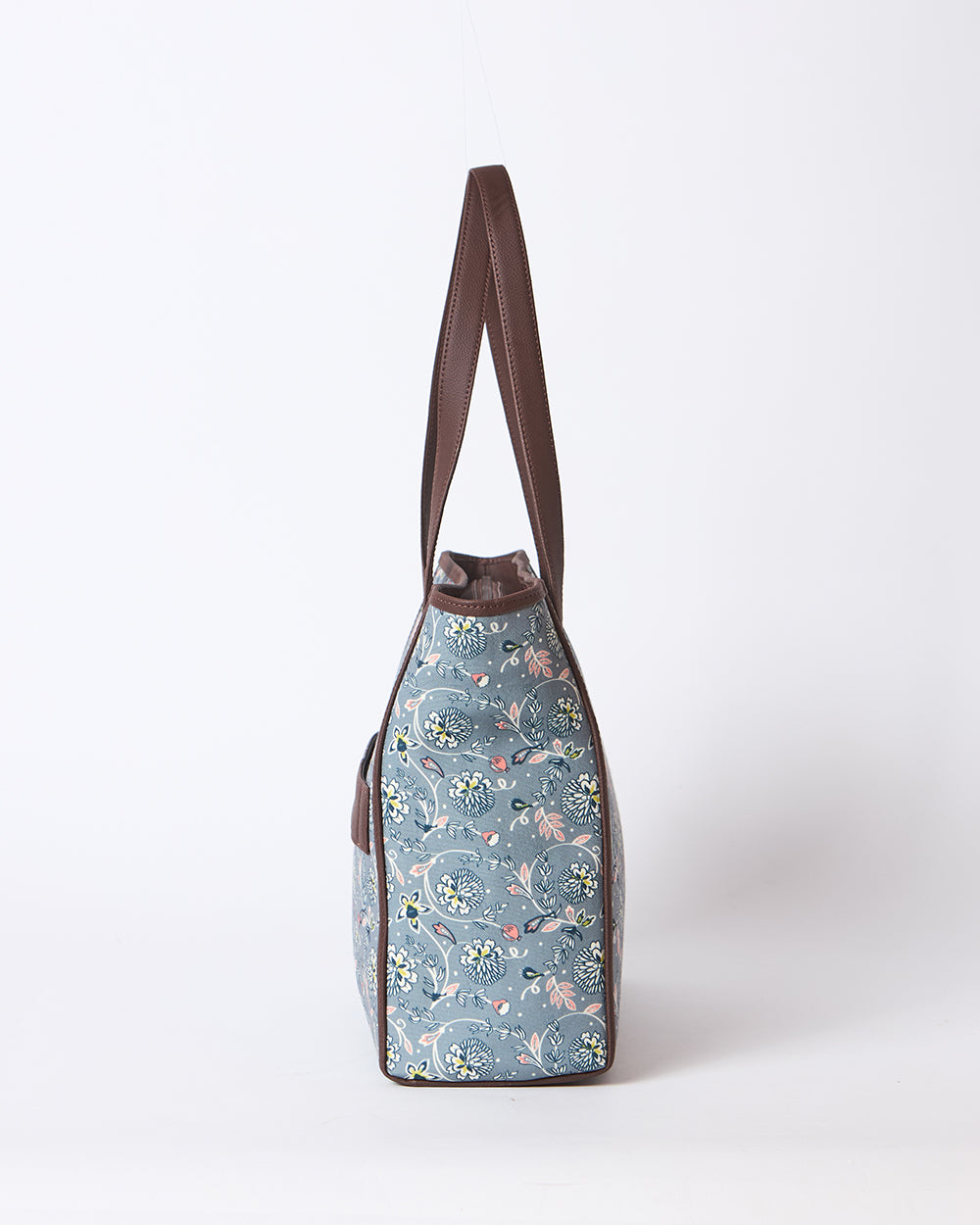 Teal by Chumbak Grey Bloom Everyday Tote