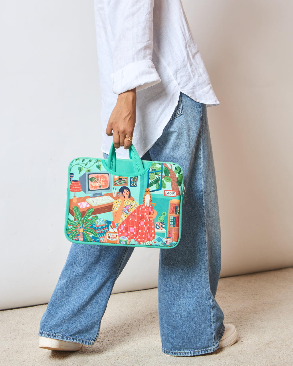 Slow Living Laptop Sleeve, 13"