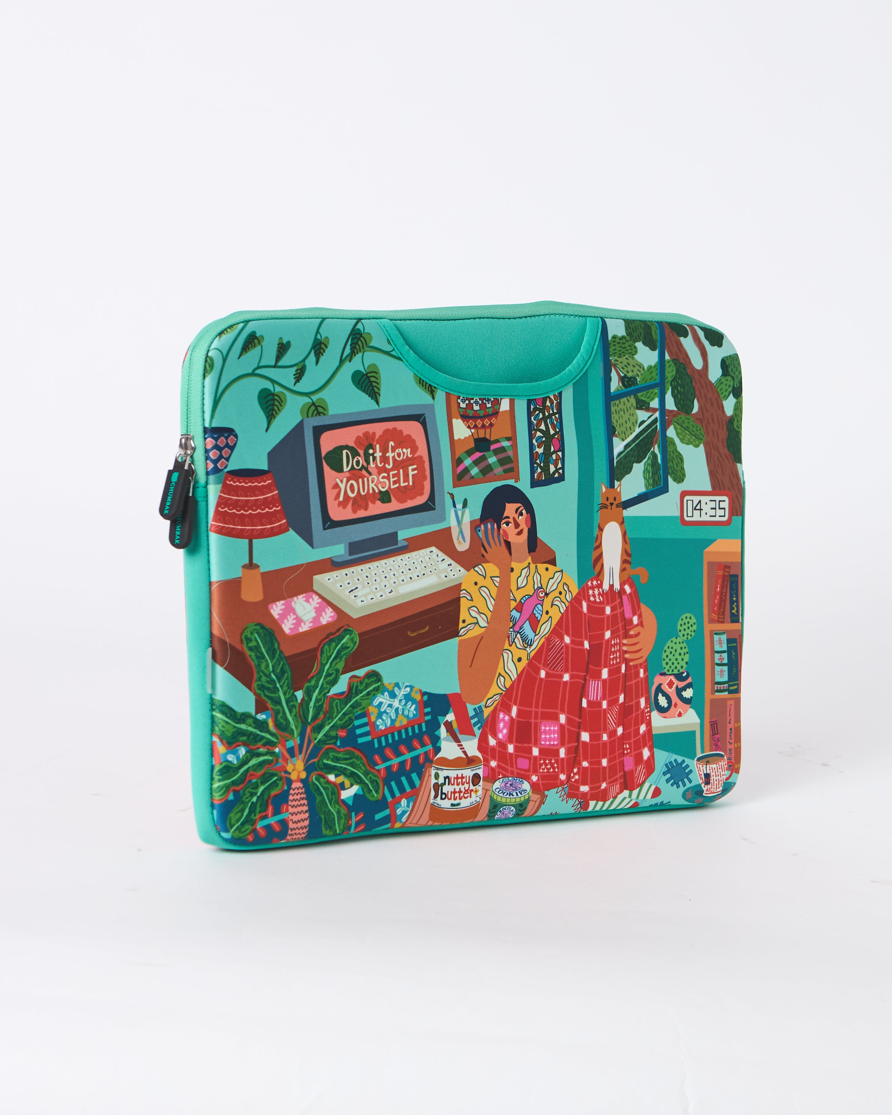 Slow Living Laptop Sleeve, 15"