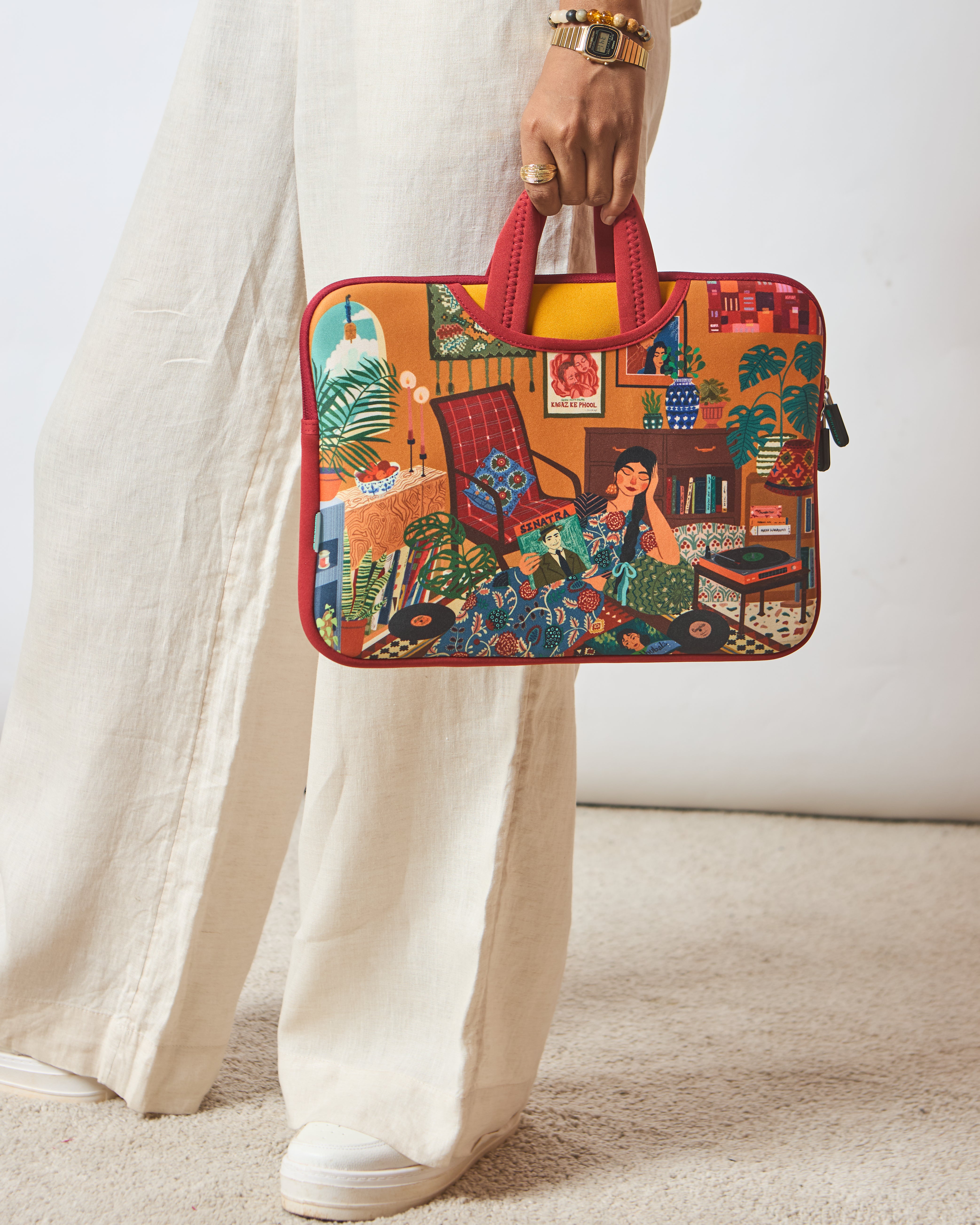 Retro Malkin Laptop Sleeve, 13"