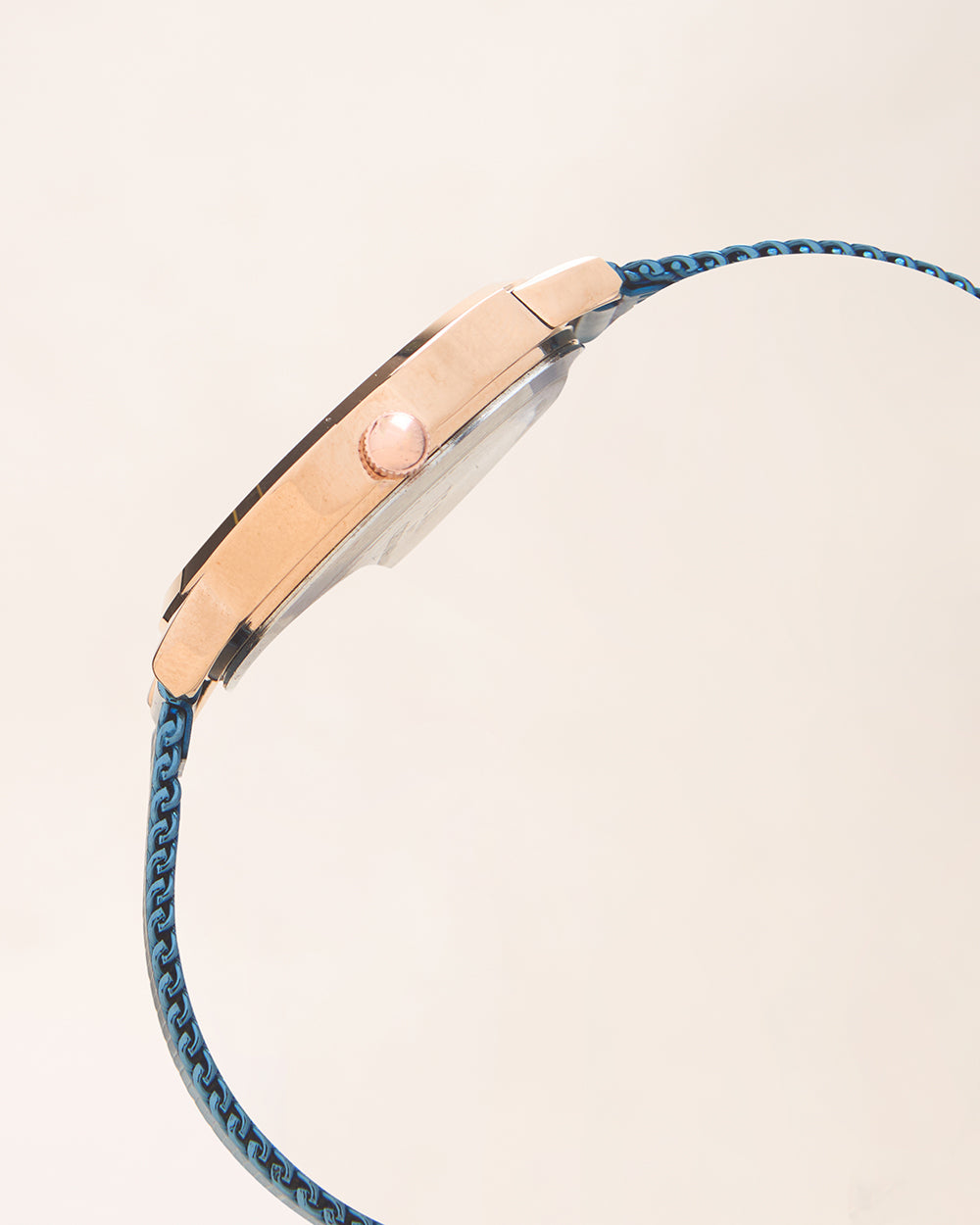 Teal By Chumbak | Midnight Sky Watch, Metal Mesh Strap