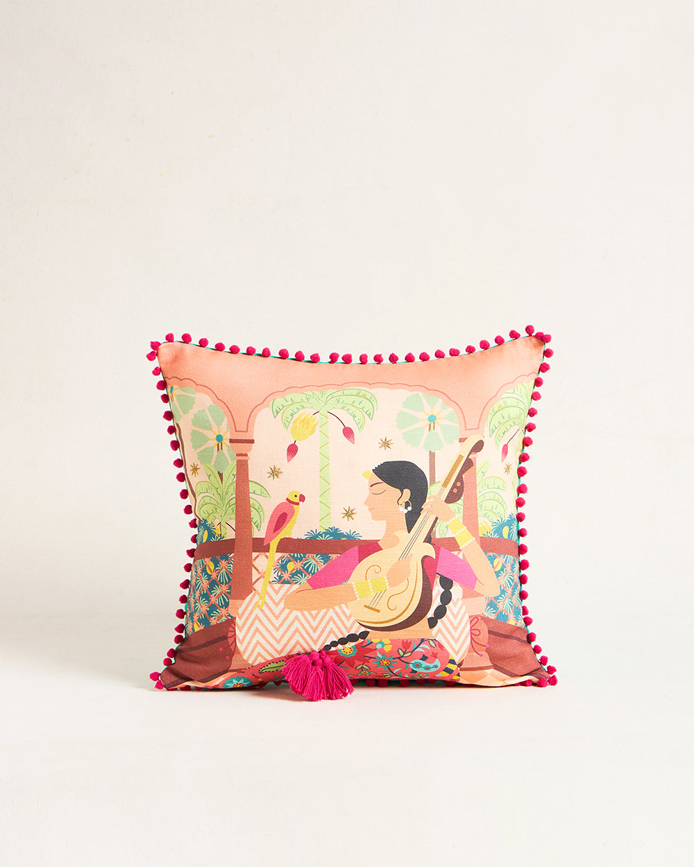 Mehfil Cushion Cover Set, 16" | Set of 3