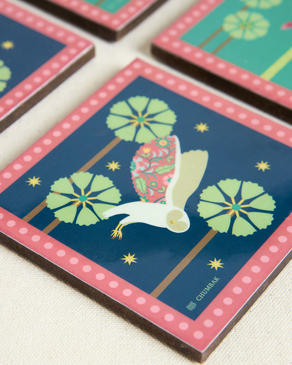 Chandni Coasters, Set of 6
