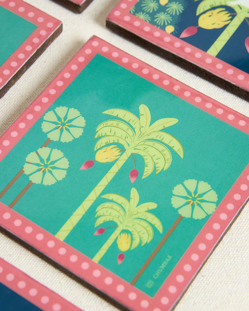 Chandni Coasters, Set of 6
