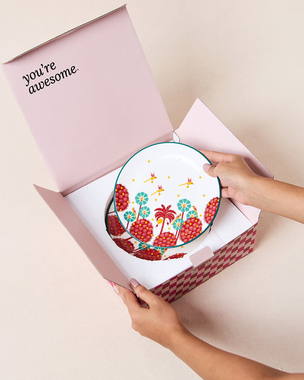 Saanjh Snack Plates Gift Set of 4