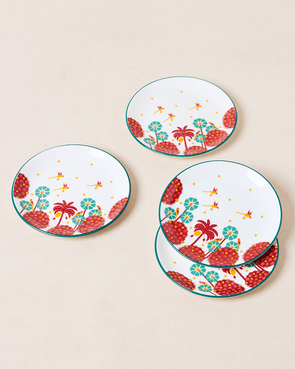 Saanjh Snack Plates Gift Set of 4