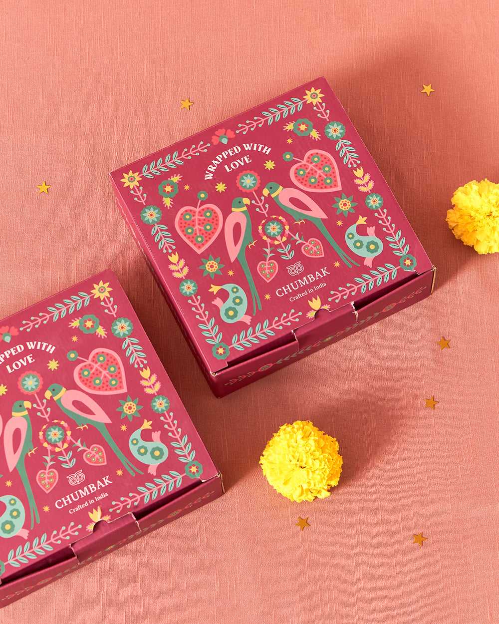 Jaipur Gardens Snack Plates Gift Set of 4