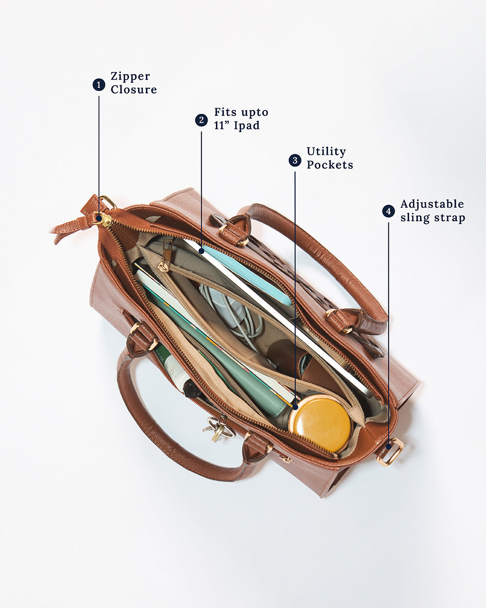 Hoot Classic Mascot Handbag - Tan