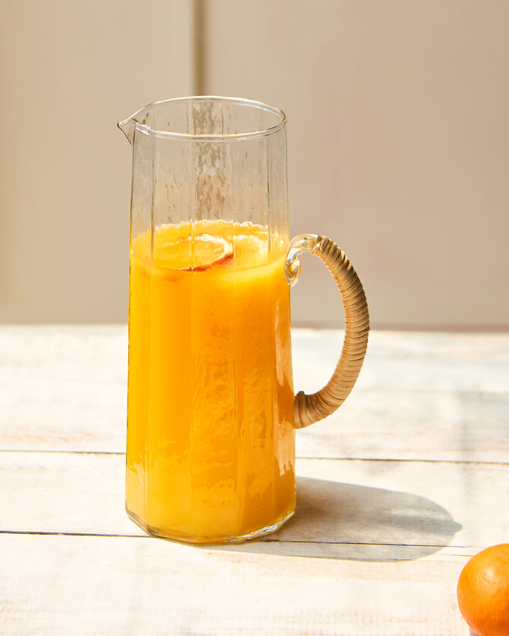 Farmhouse Glass Pitcher with Lid, 1250ml