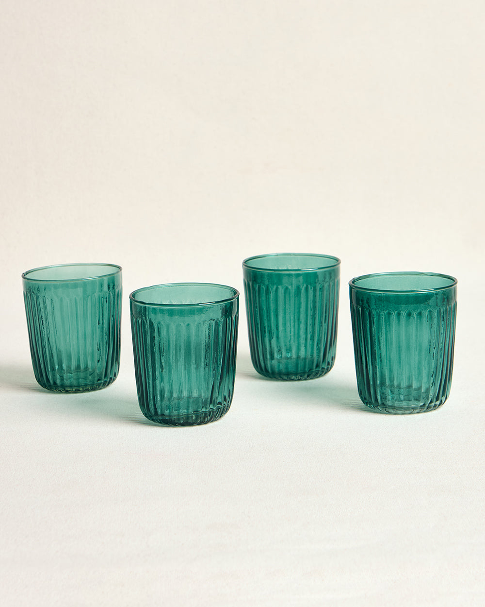 Cove Glass Tumblers - Set of  4, 250ml
