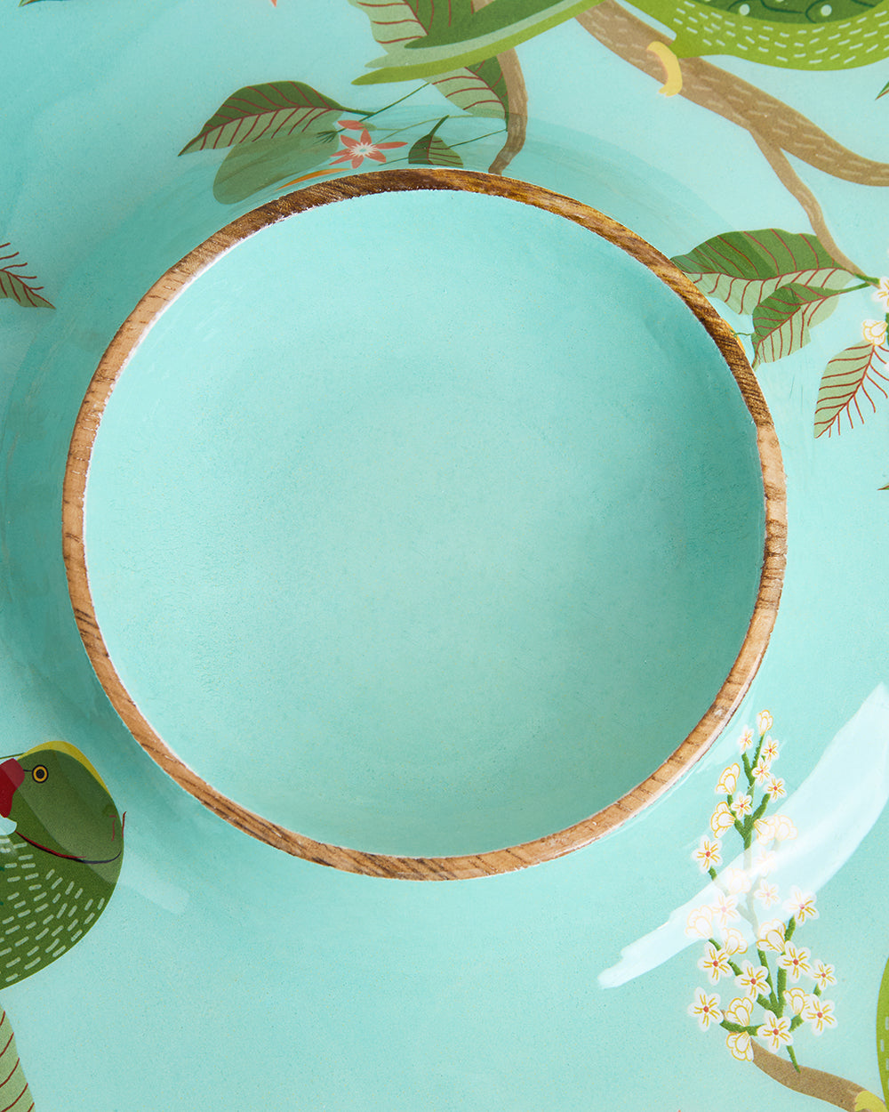 Serenade Wooden Dip Platter, 12"
