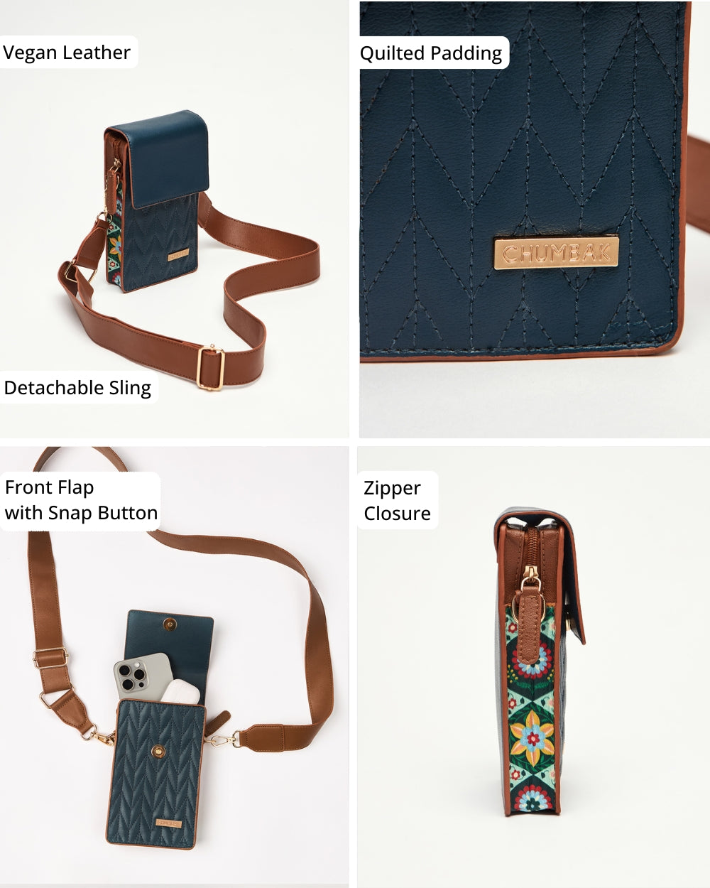 The Policia Sling -  Floral | Digital Nomad