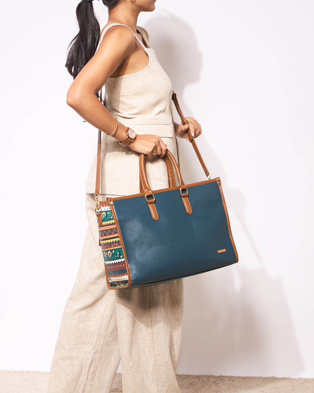 The Tulum Tote - Floral | Digital Nomad
