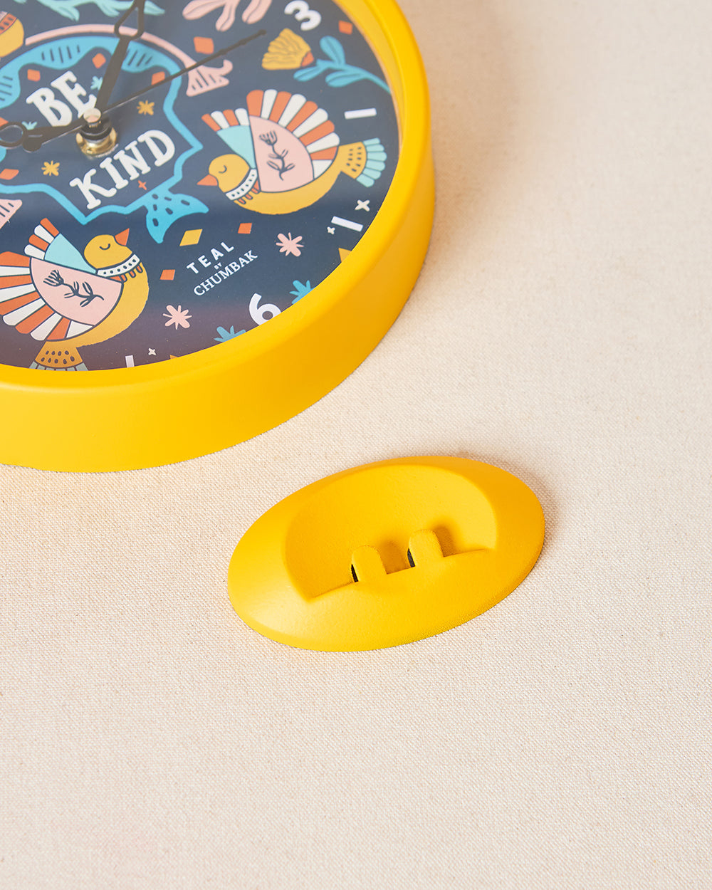 Teal by Chumbak | Be Kind Table and Wall Clock, 8' dia
