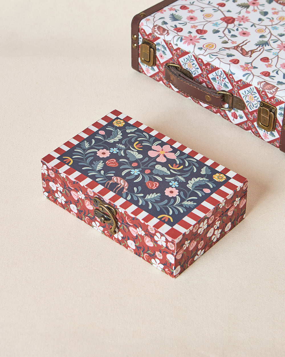 Apple Orchards Storage Box, 5.5 x 8.6" | Kashmir Trails