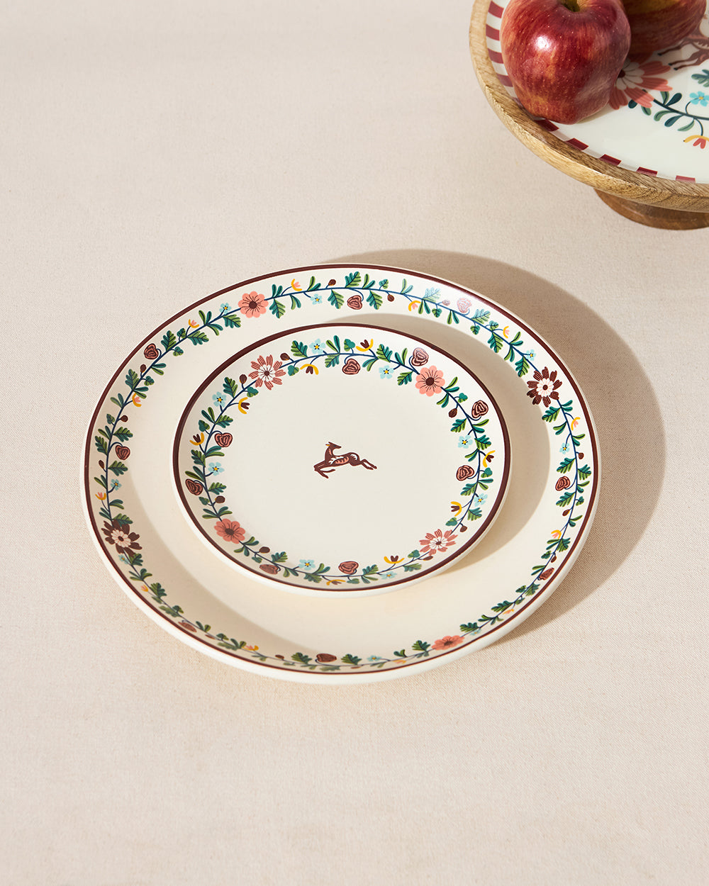 Hangul Quarter Plate, 8" dia | Kashmir Trails