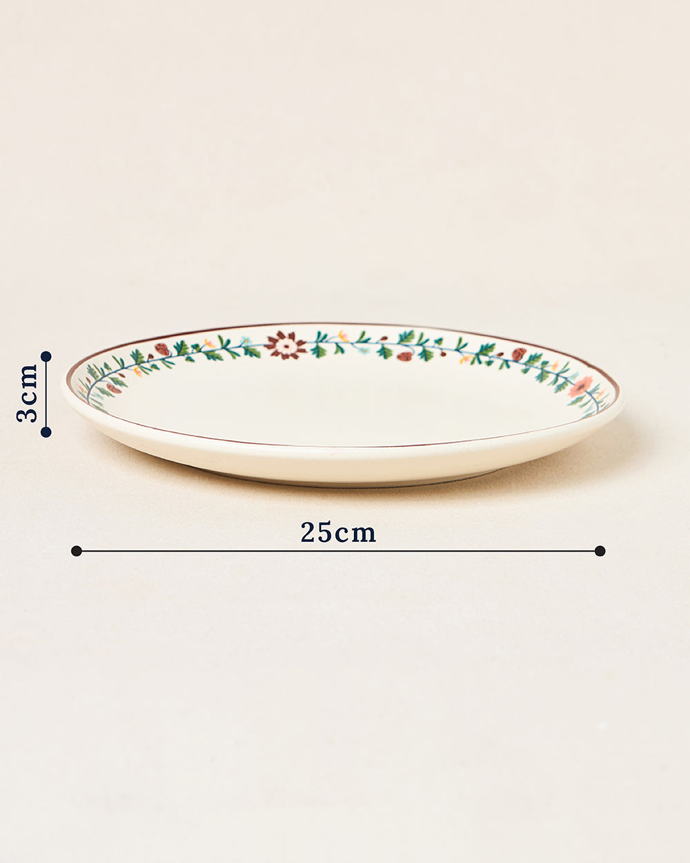 Tiara Dinner Plate, 10" dia | Kashmir Trails