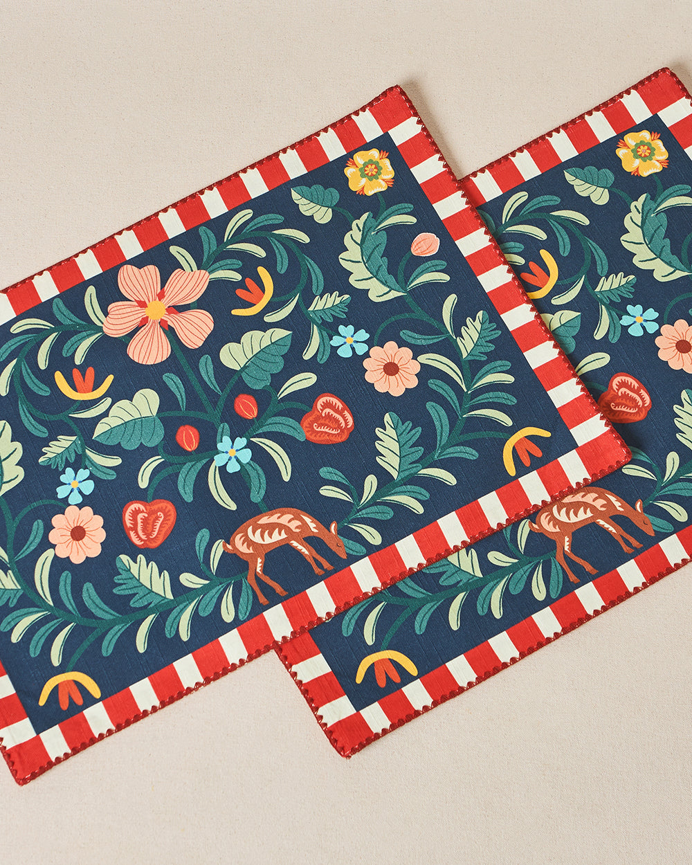 Apple Orchards Placemats - Set of 2, 13"x19" | Kashmir Trails