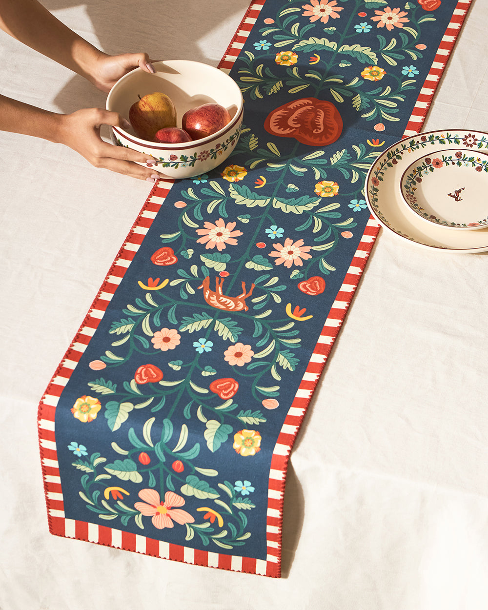 Apple Orchards Table Runner, 13"x72" | Kashmir Trails