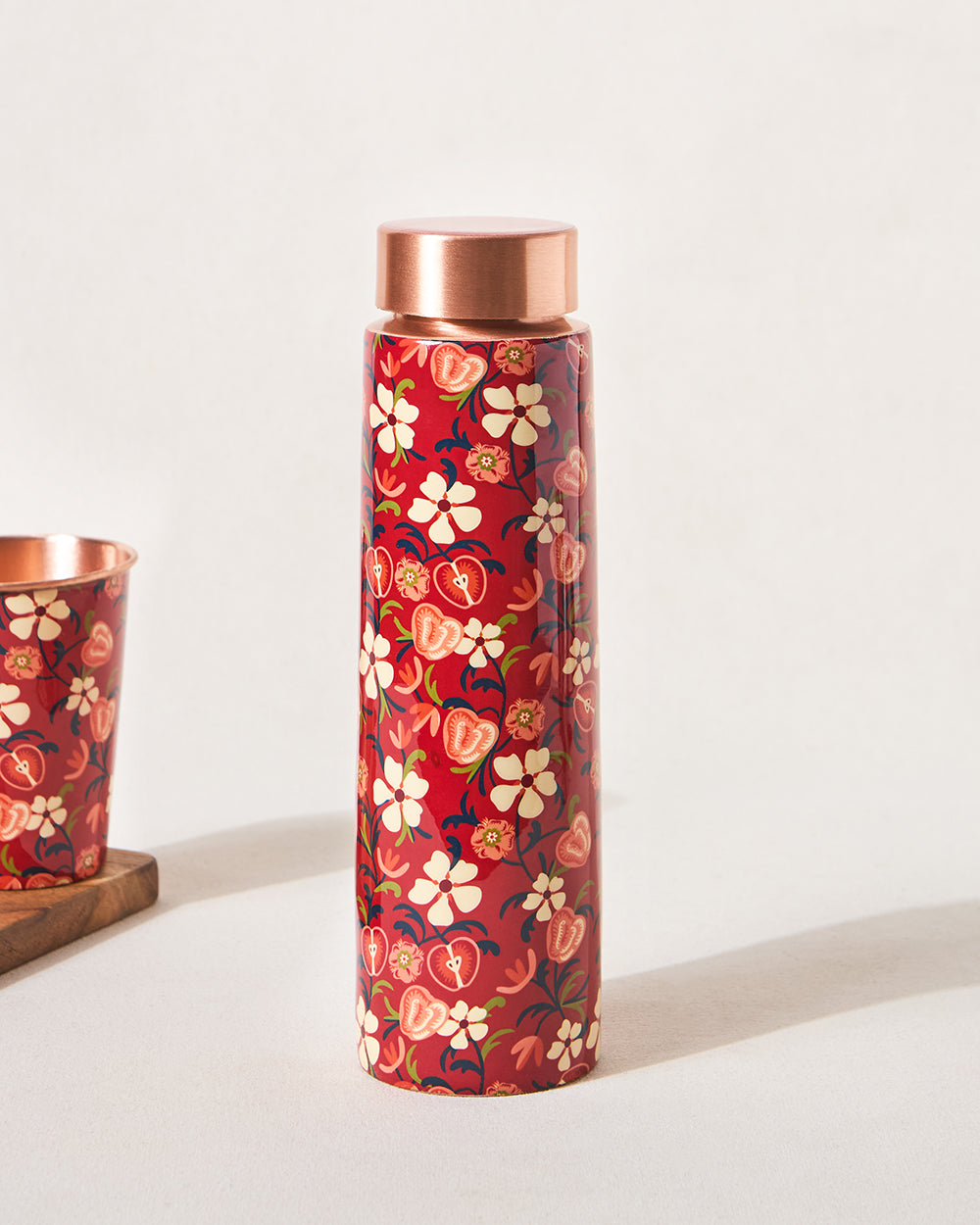 Apple Orchards Copper Bottle, 900 ml | Kashmir Trails