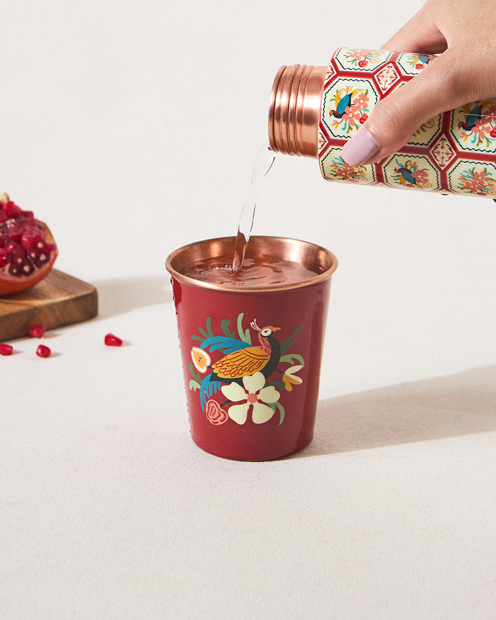Monal Copper Tumbler, 250 ml | Kashmir Trails