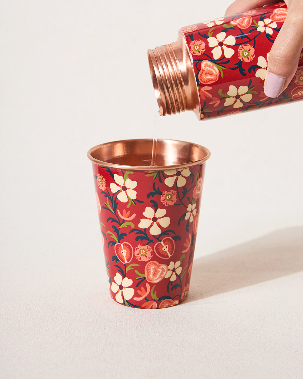 Apple Orchards Copper Tumbler, 350 ml | Kashmir Trails
