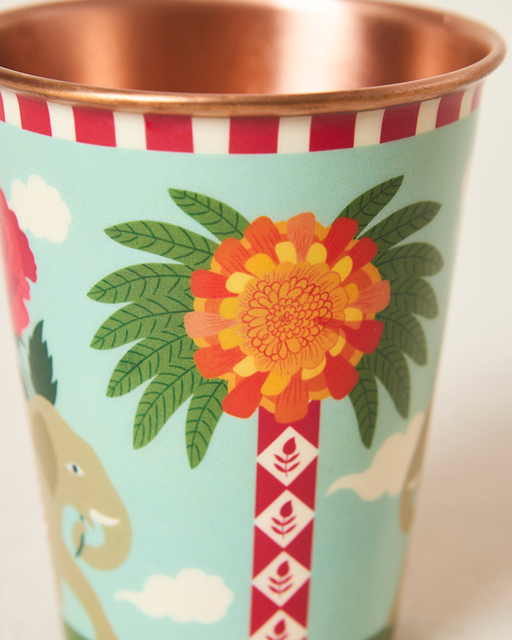 Royal Tusker Copper Tumbler, 350 ml | Palace Memoirs