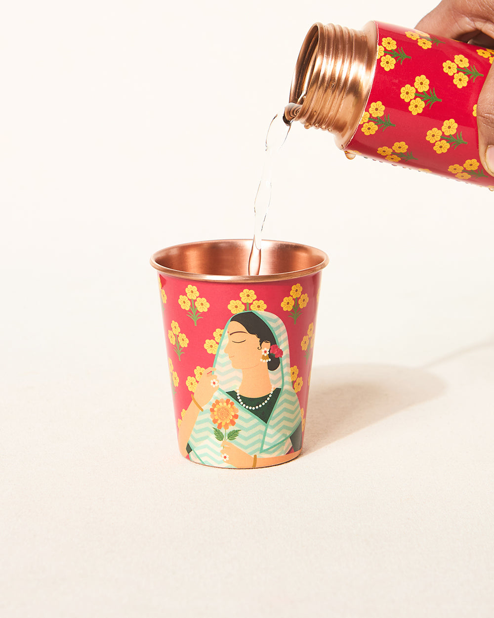 Rani Copper Tumbler, 250 ml | Palace Memoirs