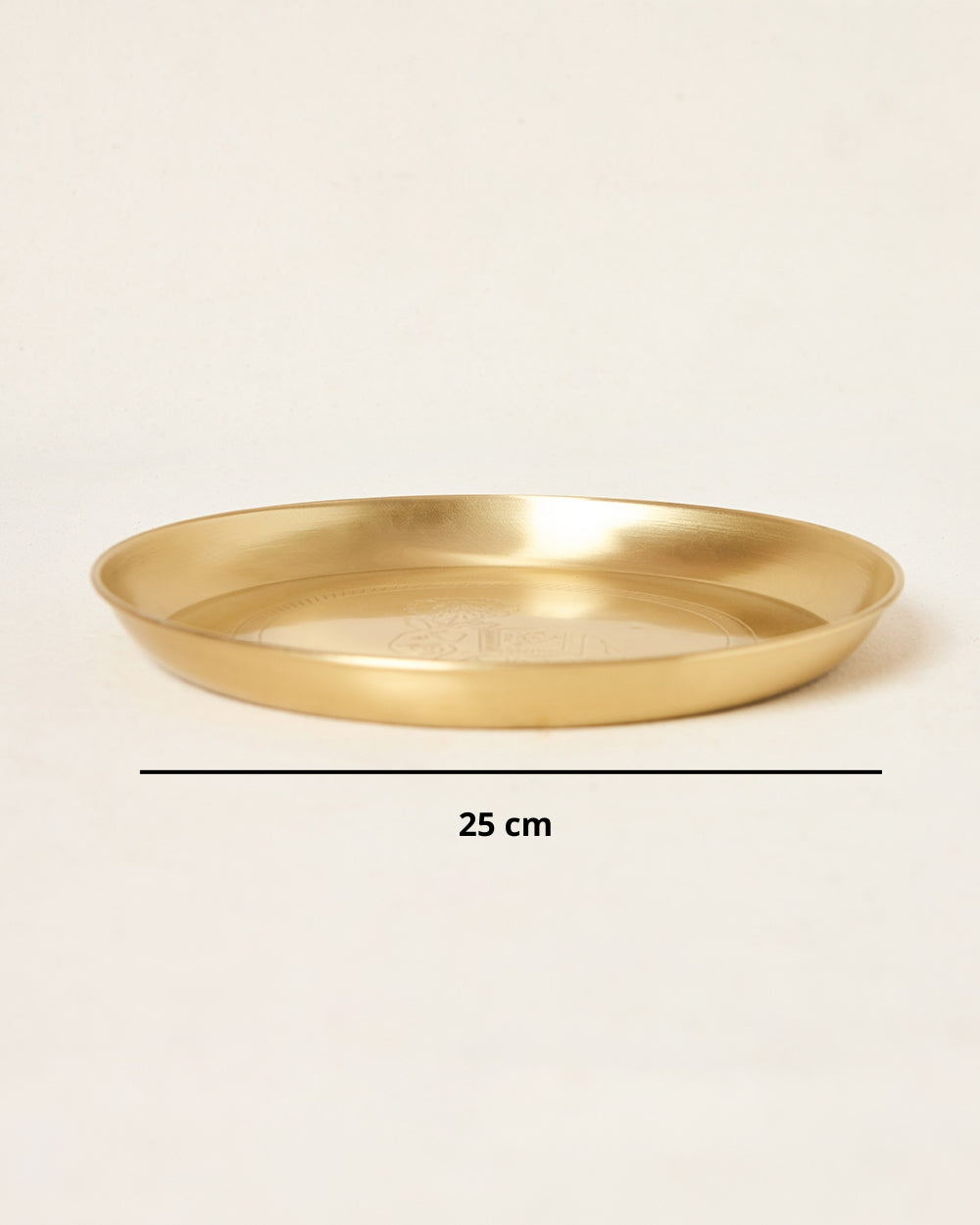 Royal Tusker Brass Plate, 10"dia | Palace Memoirs