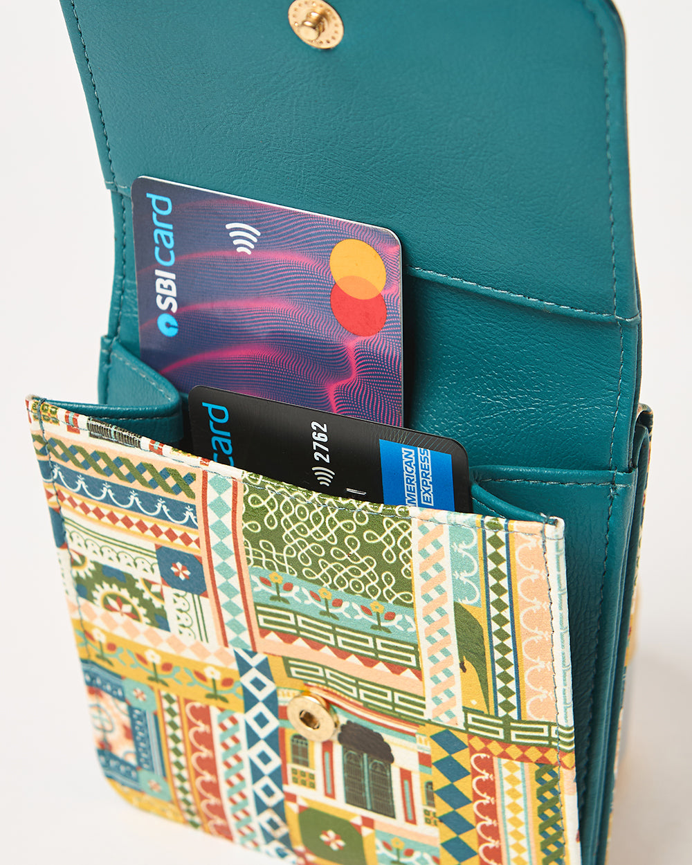 The Kyoto Wallet - Mini | Karaikudi Tiles
