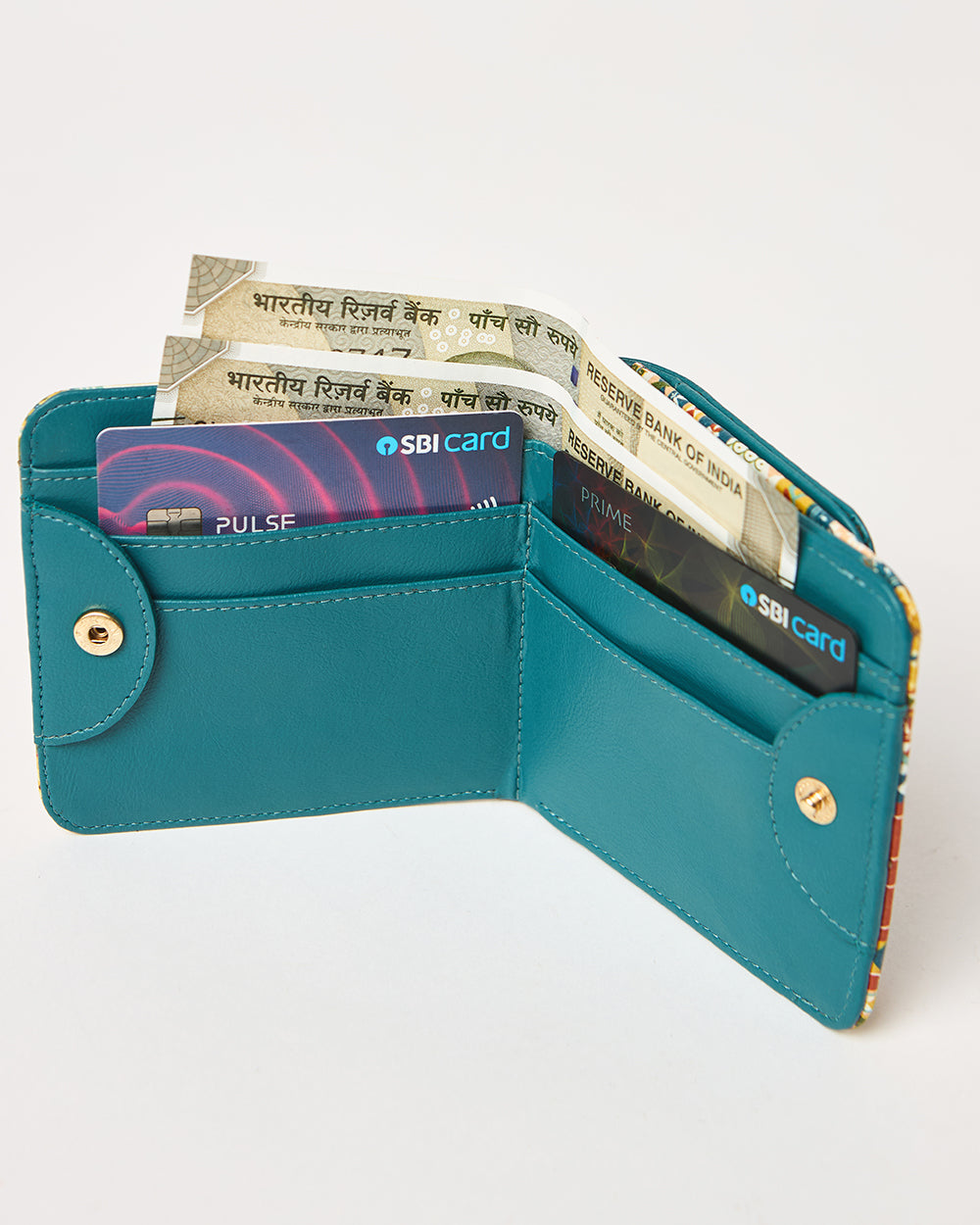 The Kyoto Wallet - Mini | Karaikudi Tiles