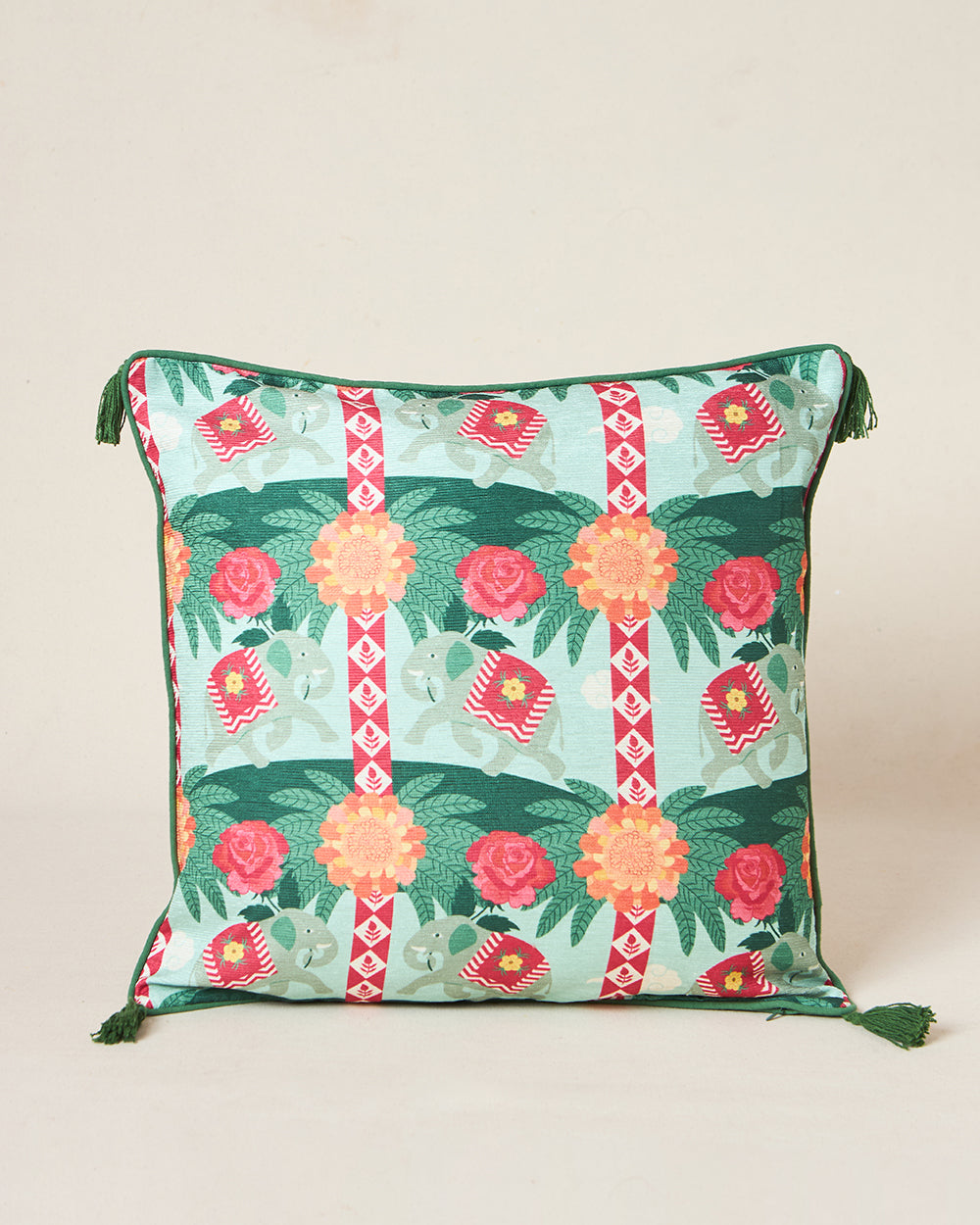 Rani Bagh Cushion Cover, 20" | Palace Memoirs