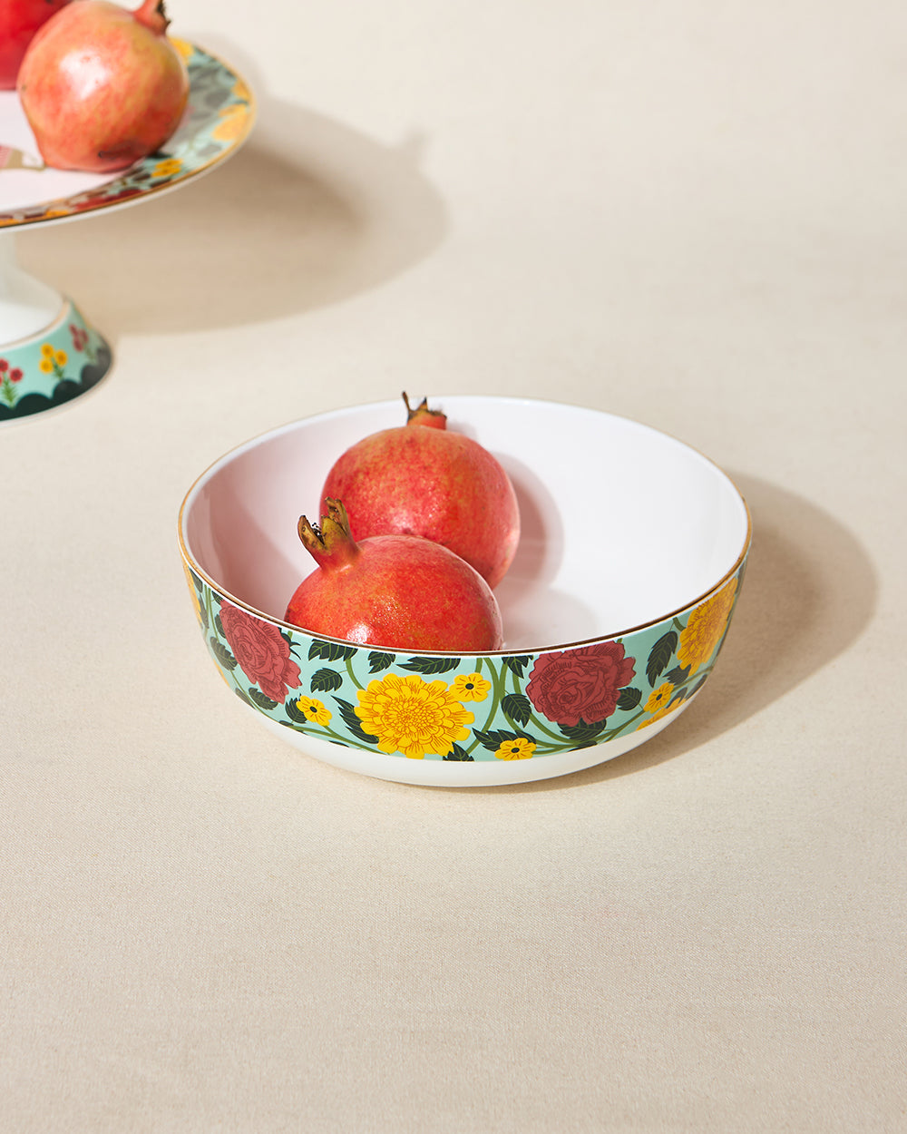 Rani Bagh Serving Bowl, 8" Dia | Palace Memoirs