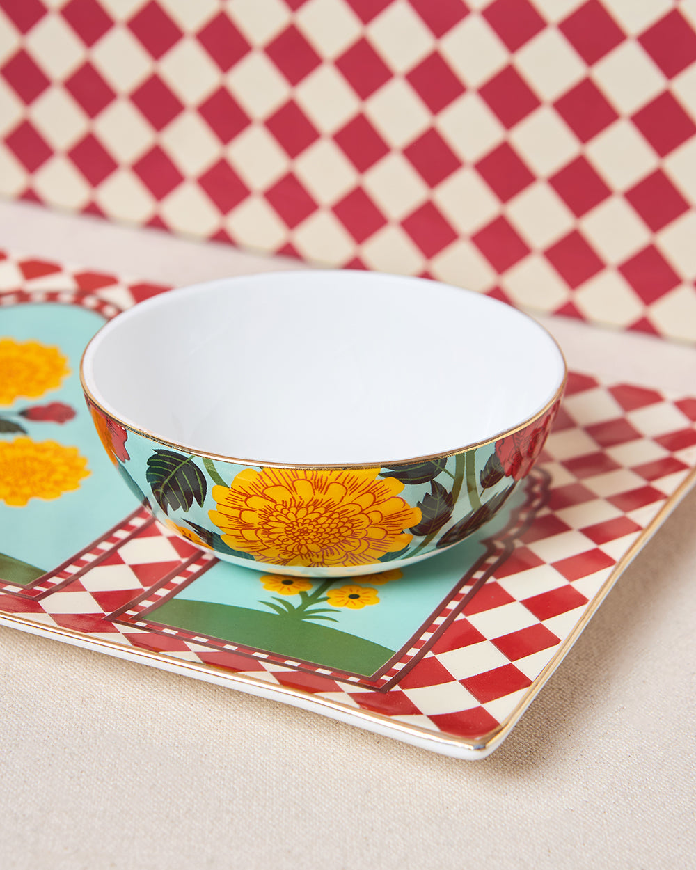 Rani Bagh Chip & Dip Platter Gift Set - Set of 3 | Palace Memoirs