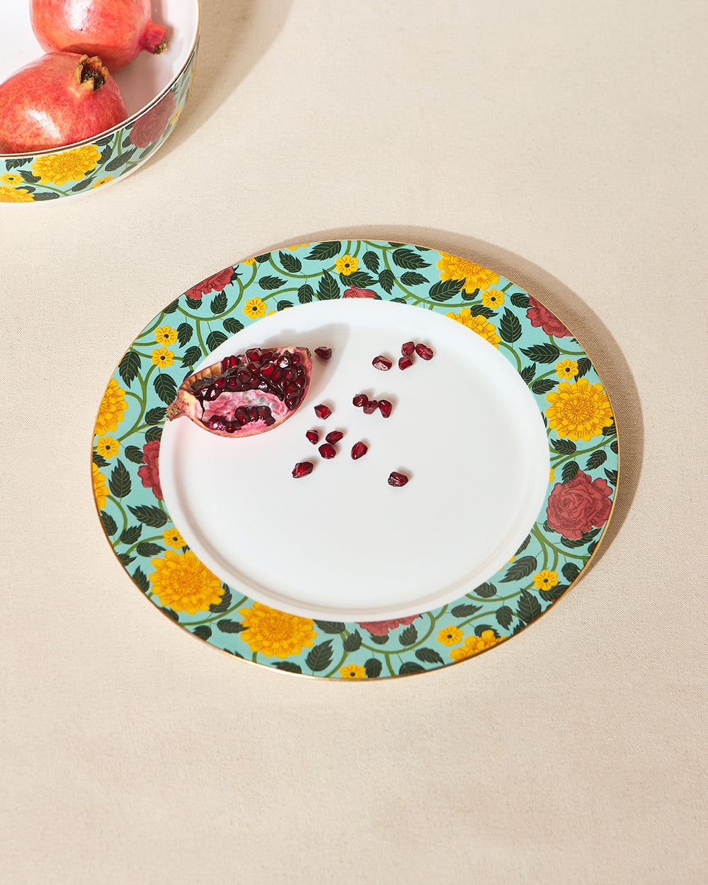 Rani Bagh Dinner Plate, 10"dia | Palace Memoirs