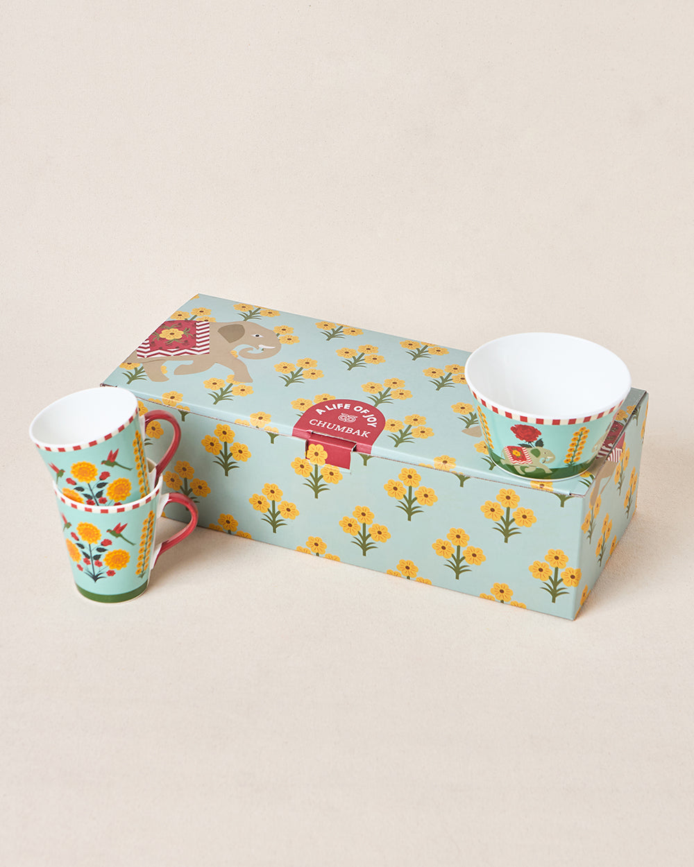 Rani Bagh Tea Trio Gift Set - Set of 3 | Palace Memoirs