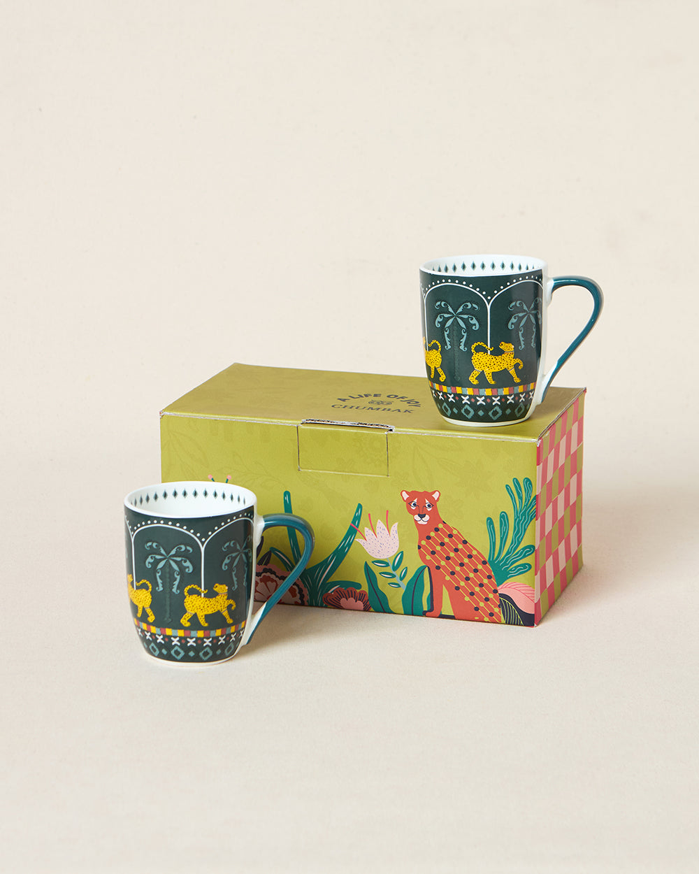 Jungle Soirée Mugs Gift Set of 2 | Lost in Paradise