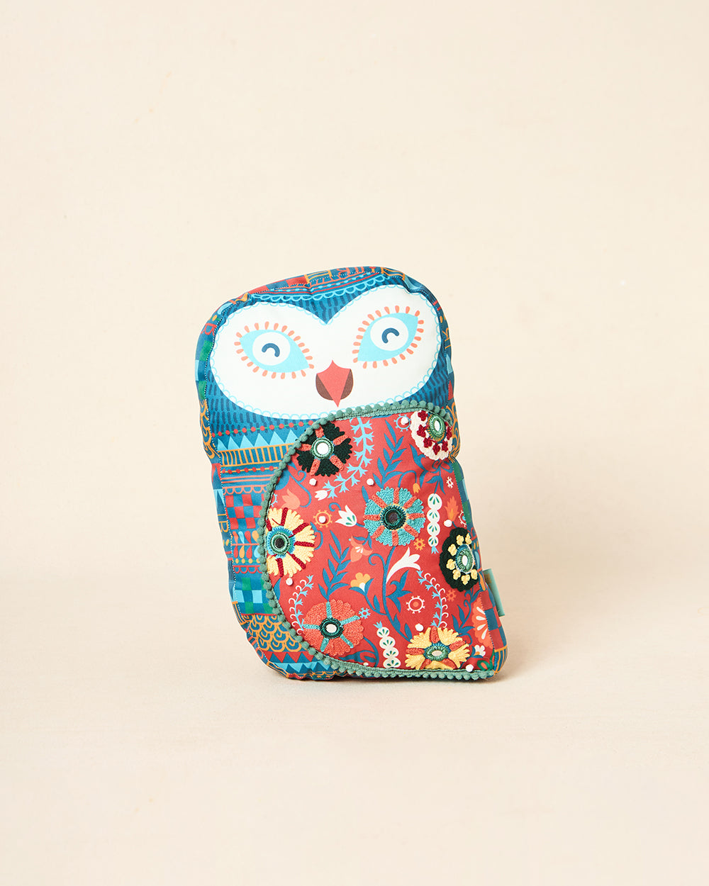 Royal Hoot Owl Shape Cushion 13"x8" | Palace Memoirs