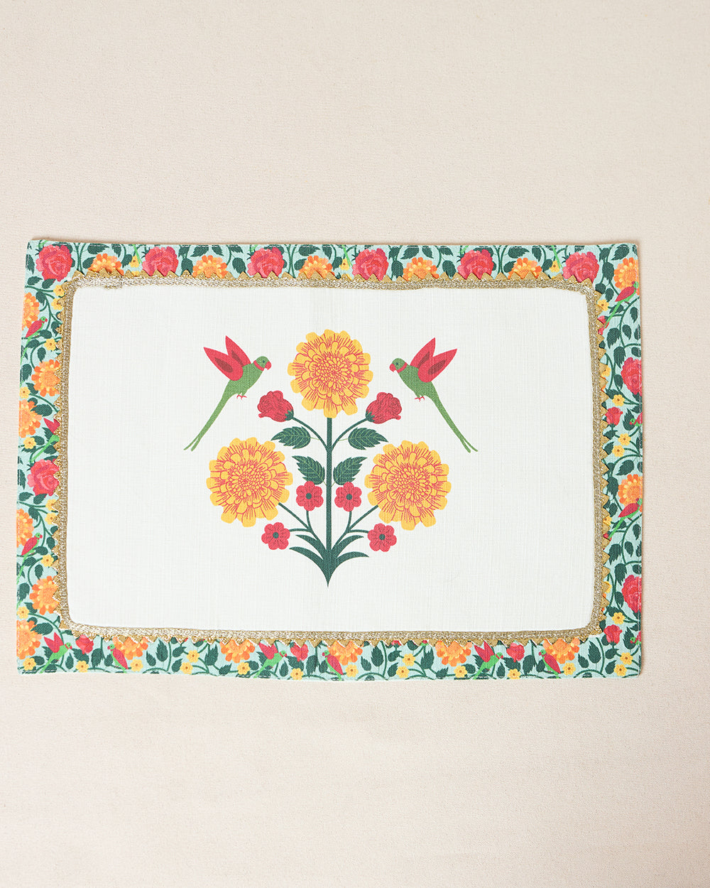 Rani Bagh Placemats, Set of 2 -  13"x19" | Palace Memoirs
