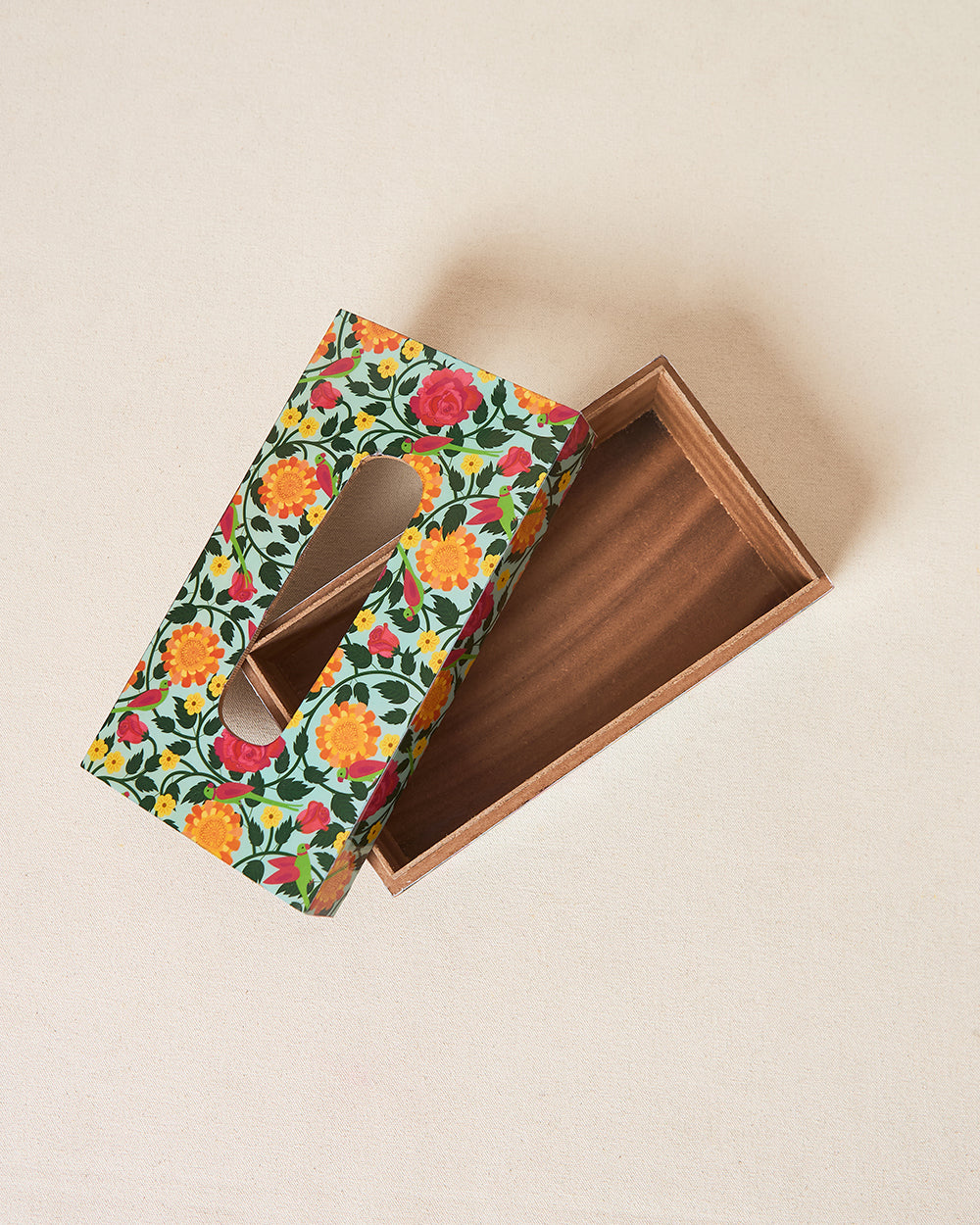 Rani Bagh Tissue Box, 9"x5" | Palace Memoirs
