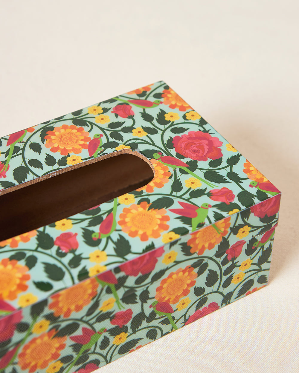 Rani Bagh Tissue Box, 9"x5" | Palace Memoirs