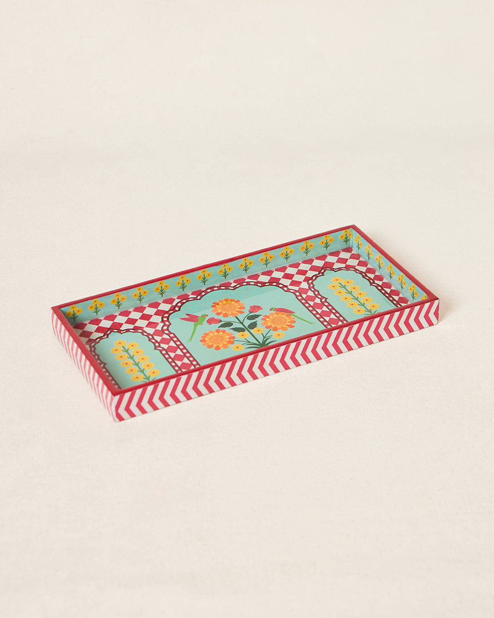 Rani Bagh Wooden Tray - 12"x6"| Palace Memoirs