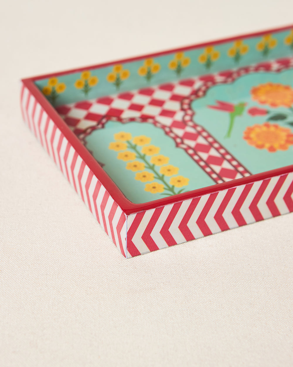 Rani Bagh Wooden Tray - 12"x6"| Palace Memoirs