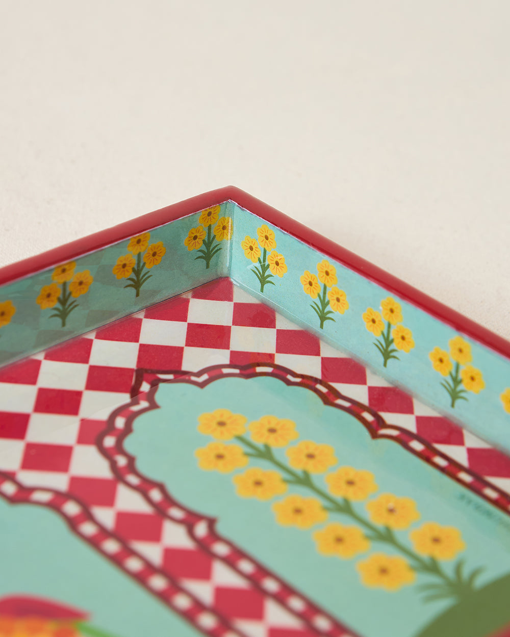 Rani Bagh Wooden Tray - 12"x6"| Palace Memoirs