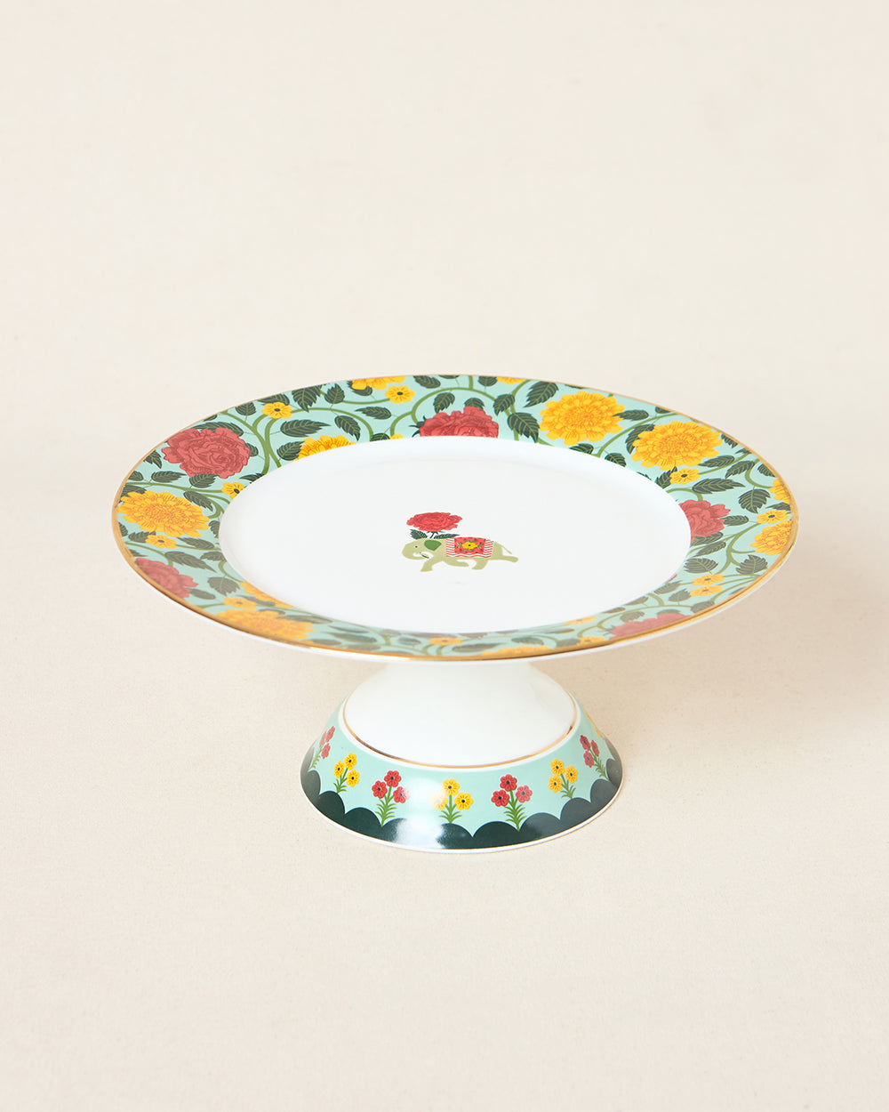 Royal Tusker Cake Stand , 10"dia | Palace Memoirs